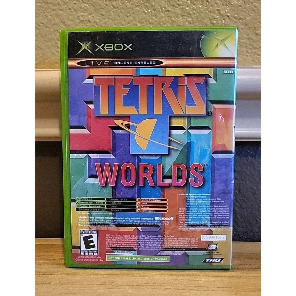 XBOX Star Wars The Clone Wars/Tetris Worlds 2003 Complete
